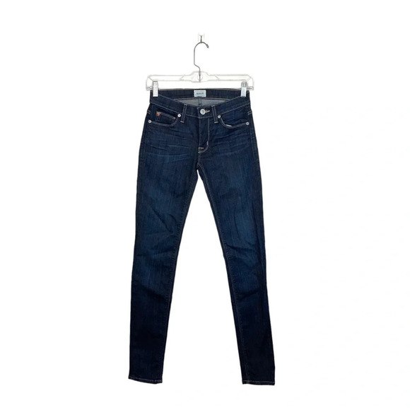 Hudson Colette Mid-rise Skinny Dark Wash Jeans 24 Women’s - Picture 1 of 13